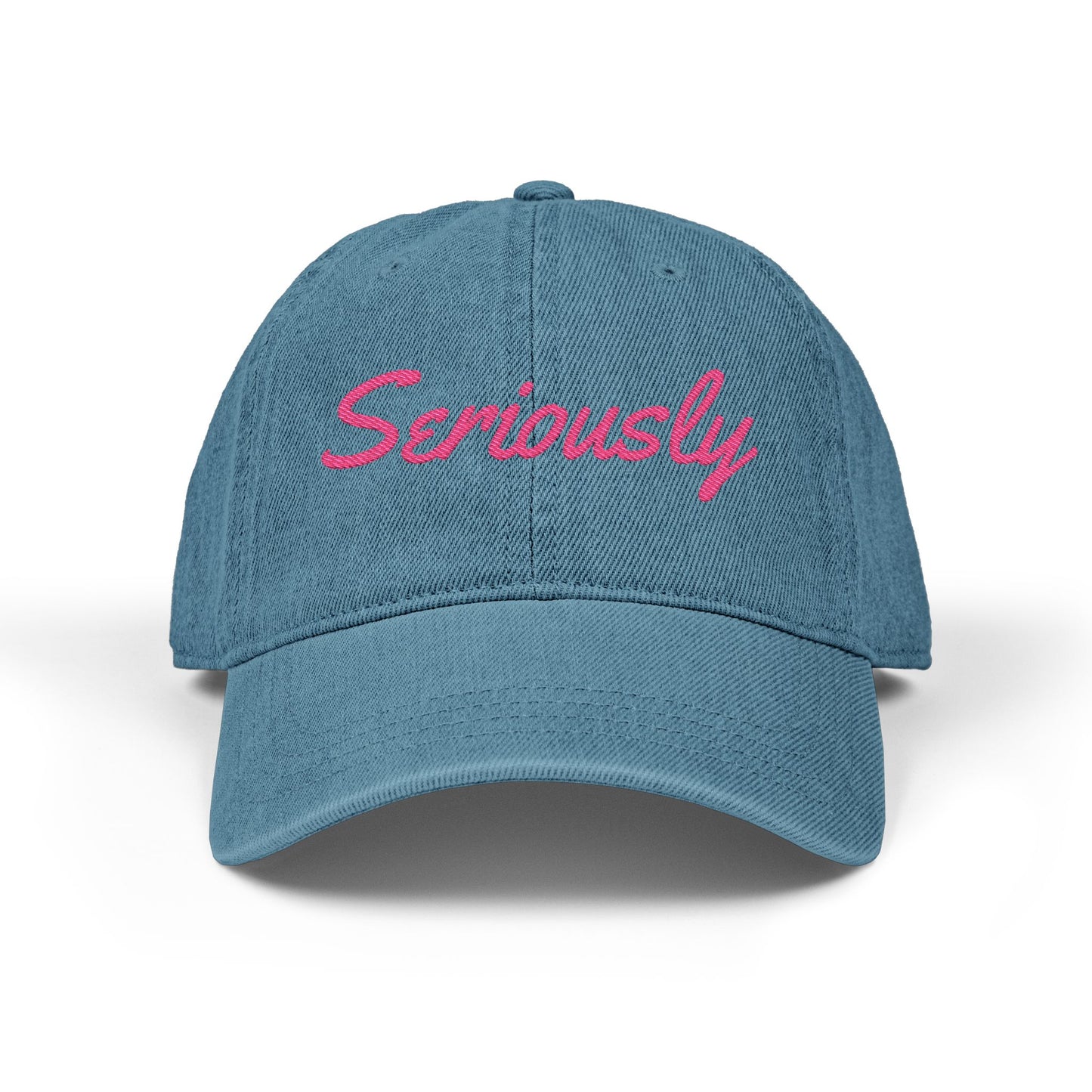 Seriously Denim Hat (Embroidery)