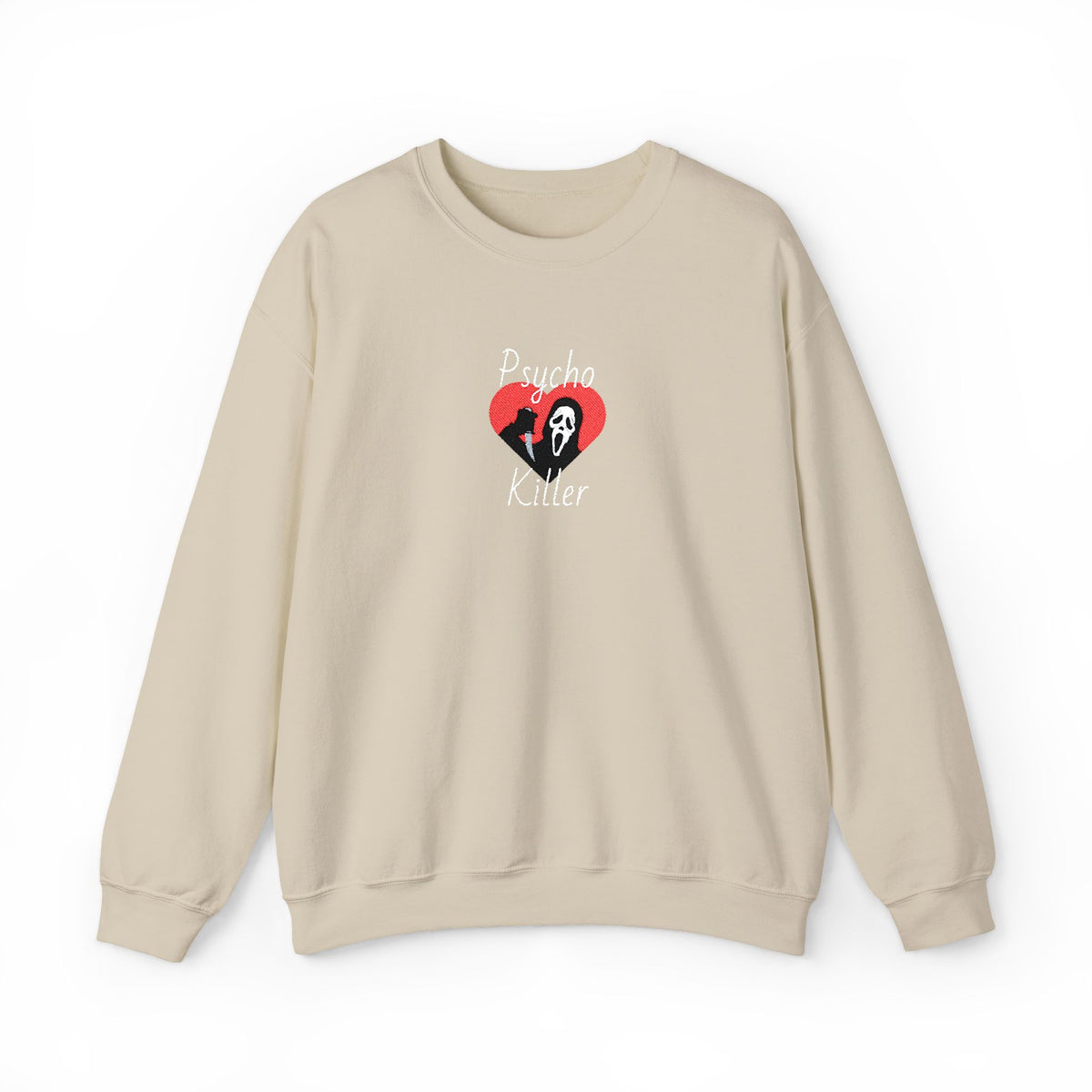 Psycho Killer Crewneck Sweatshirt (Embroidery)