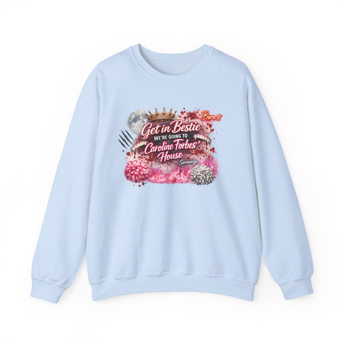 Get in Bestie (Caroline Forbes') Crewneck Sweatshirt