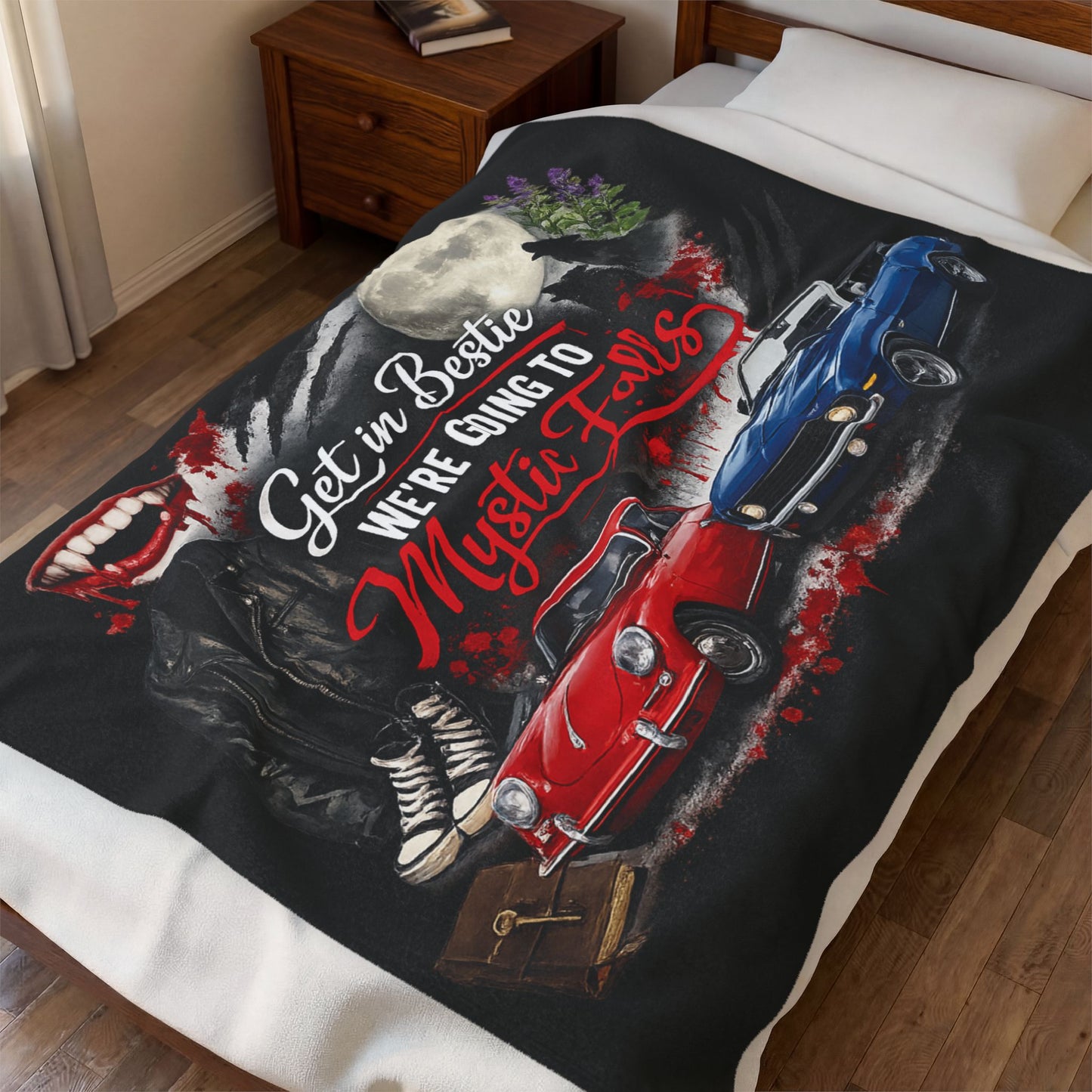 Mystic Falls Velveteen Plush Blanket