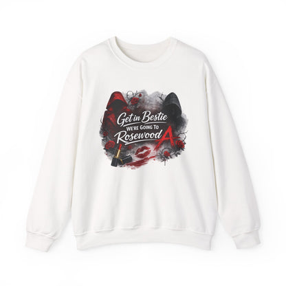 Get in Bestie (Rosewood) Crewneck Sweatshirt