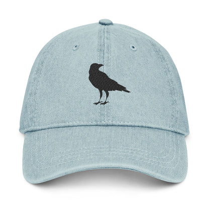 Crow Denim Hat (Embroidery)