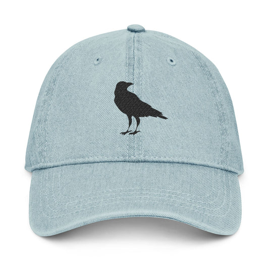 Crow Denim Hat (Embroidery)