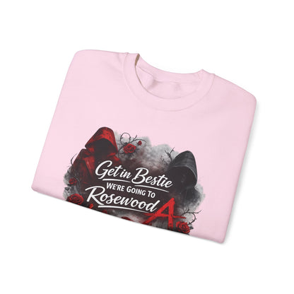 Get in Bestie (Rosewood) Crewneck Sweatshirt
