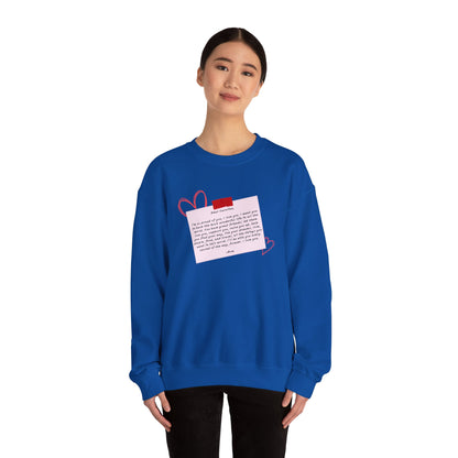 Caroline's Letter Crewneck Sweatshirt