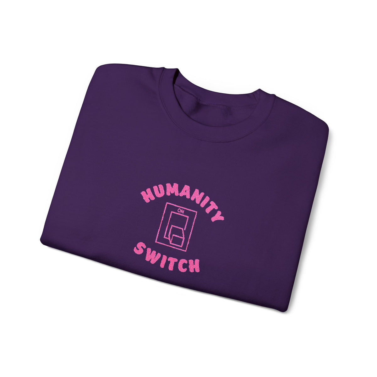 Humanity Switch Crewneck Sweatshirt (Embroidery)