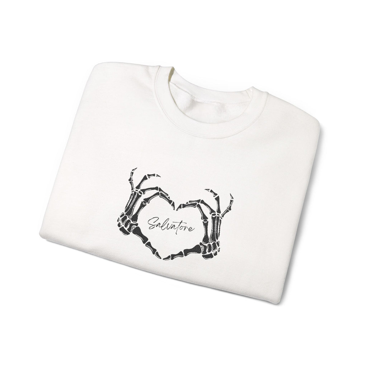 Skeletal Salvatore Crewneck Sweatshirt (Embroidery)
