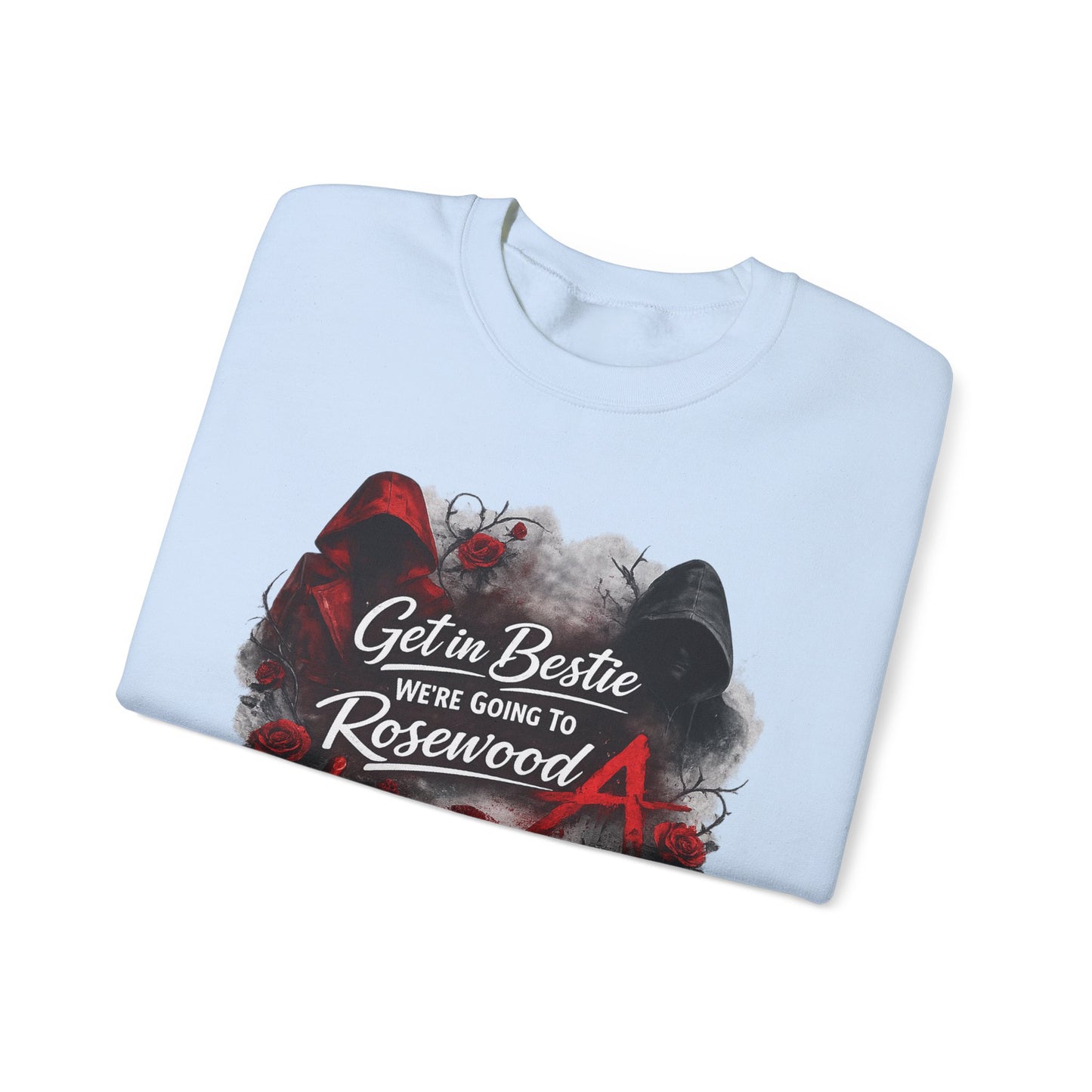 Get in Bestie (Rosewood) Crewneck Sweatshirt