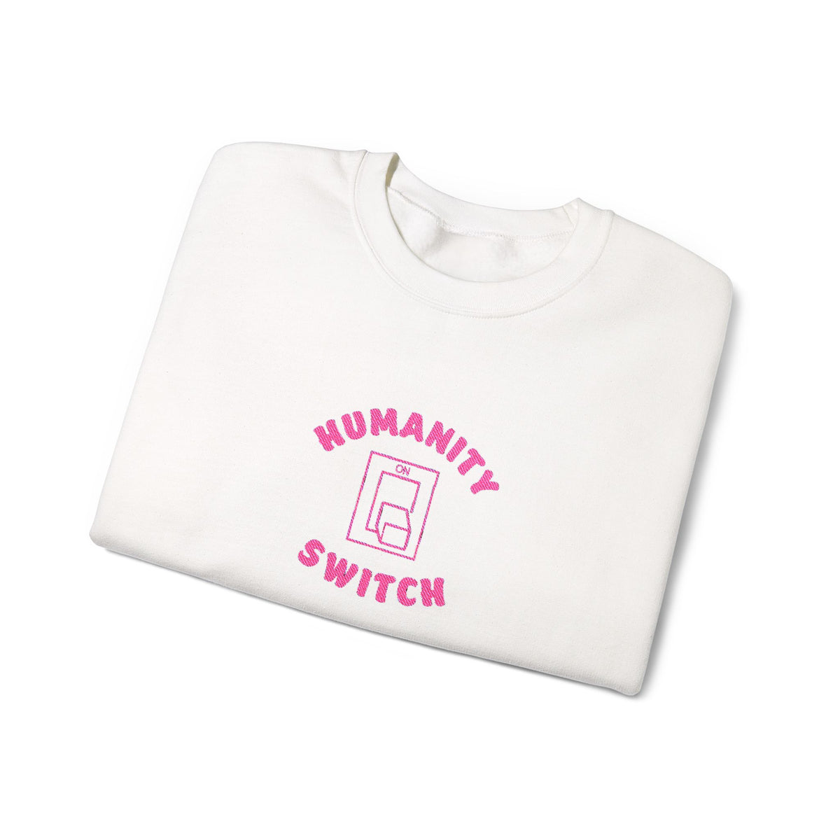 Humanity Switch Crewneck Sweatshirt (Embroidery)