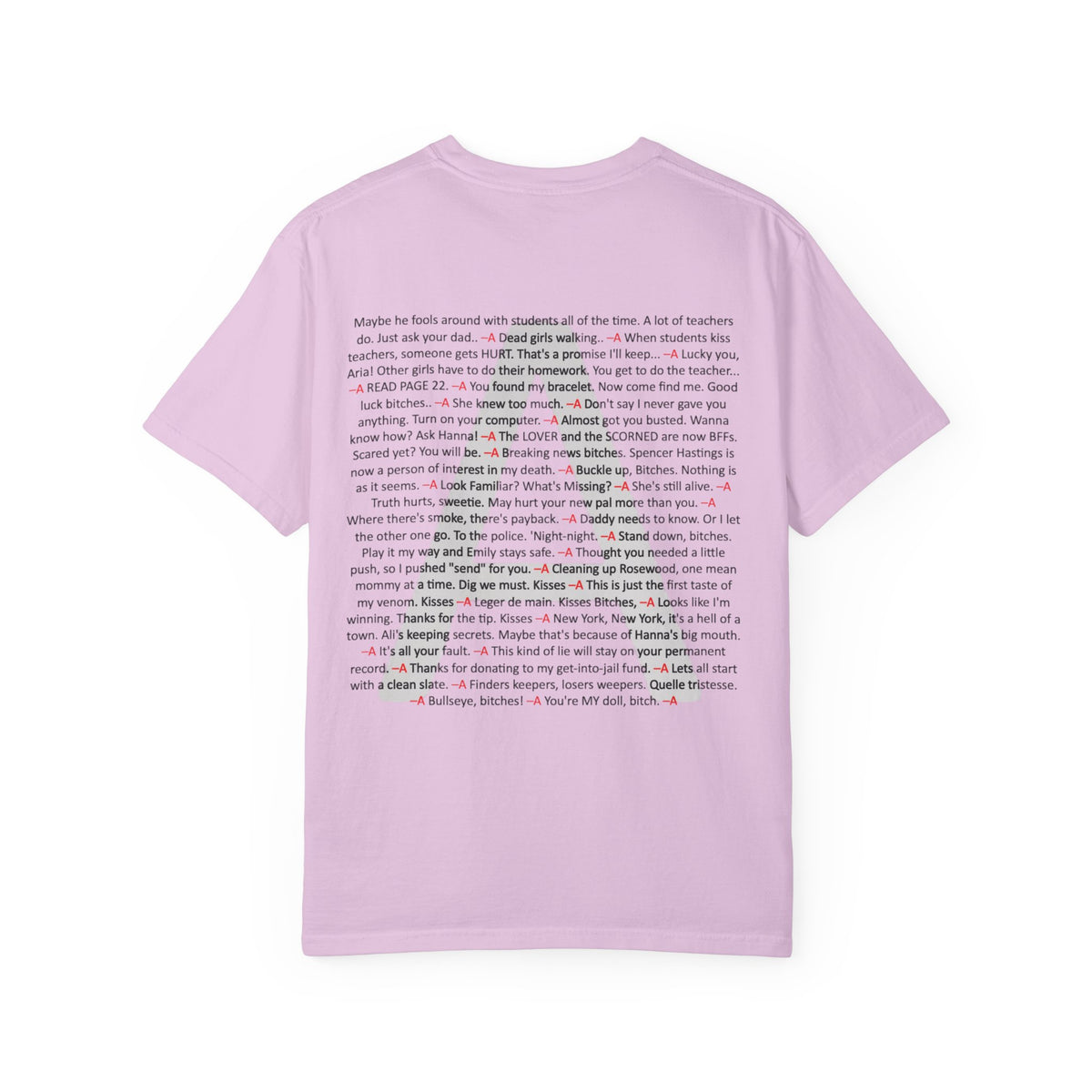 Your Favorite Liar Aria's Txt Msgs T-Shirt
