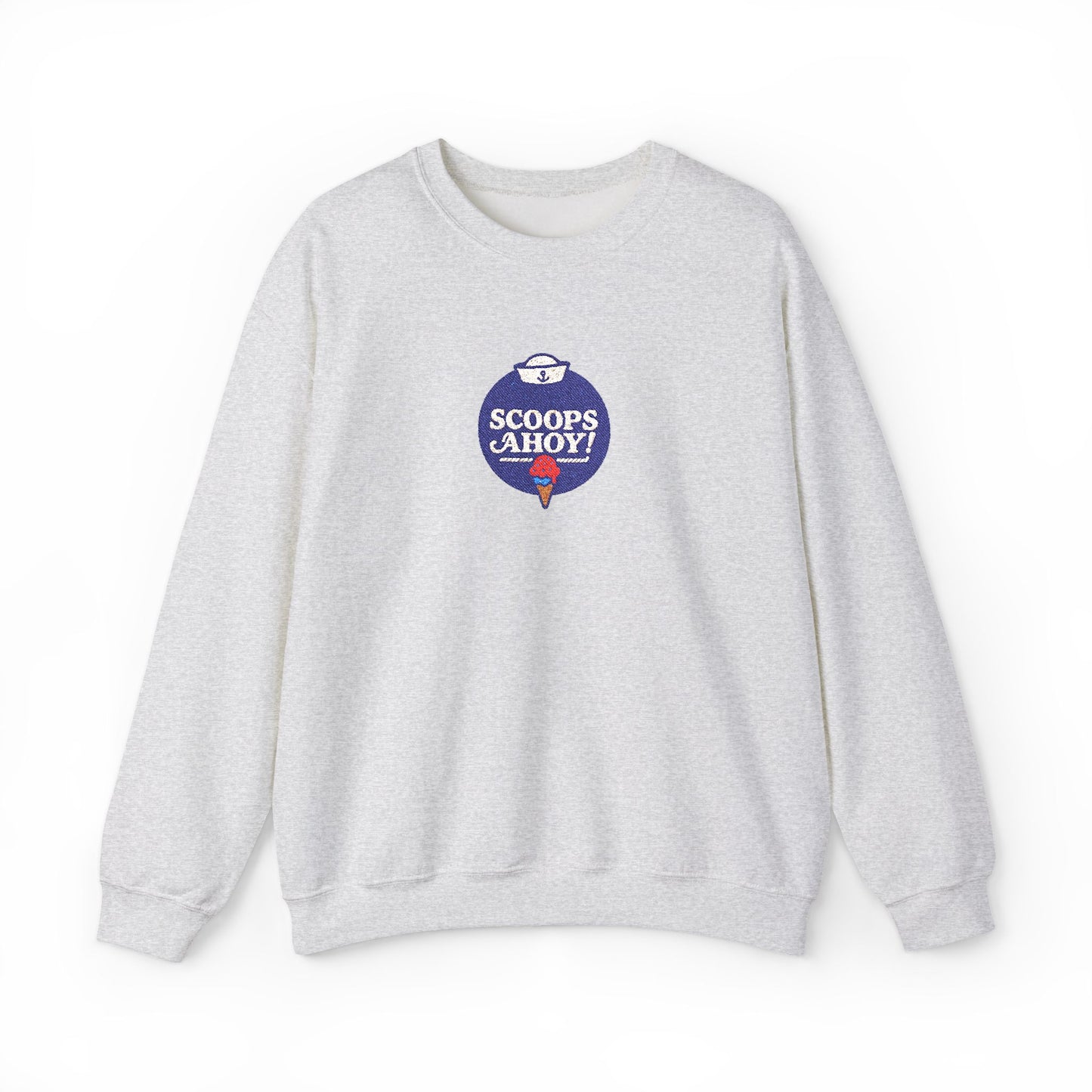 Scoops Ahoy Crewneck Sweatshirt (Embroidery)