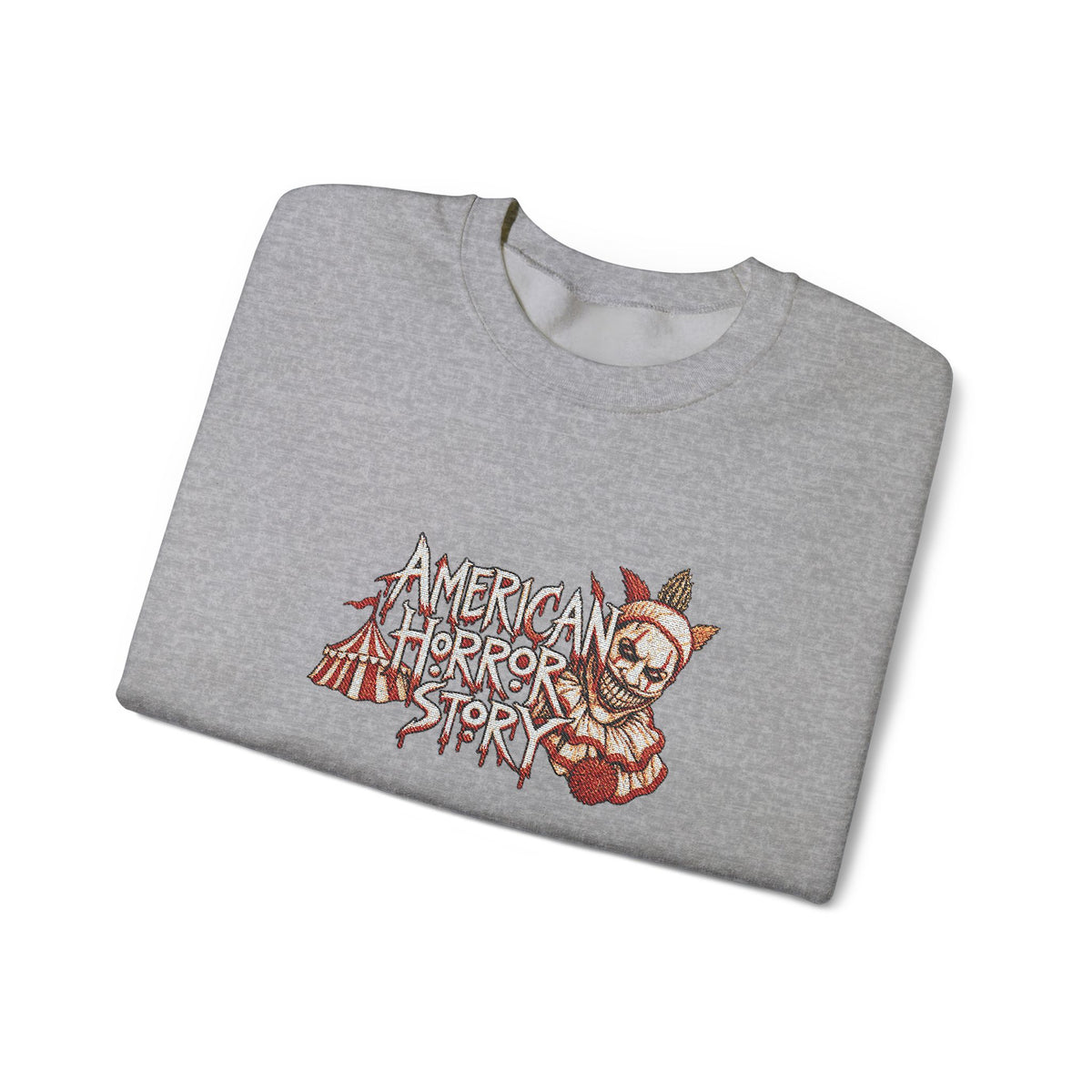 Twisty the Clown Crewneck Sweatshirt (Embroidery)