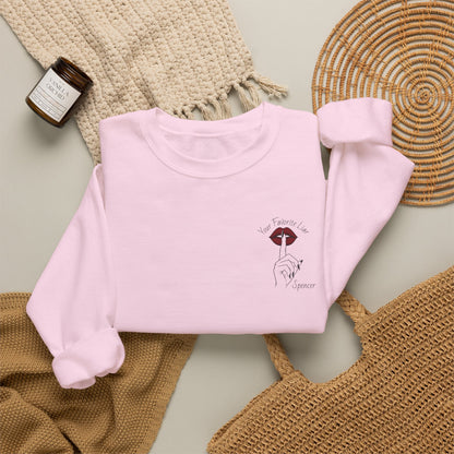 Your Favorite Liar Spencer's Txts Crewneck Sweatshirt