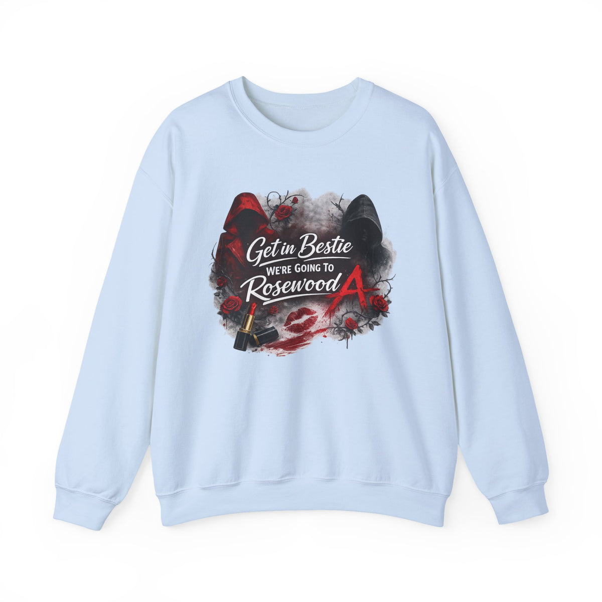 Get in Bestie (Rosewood) Crewneck Sweatshirt