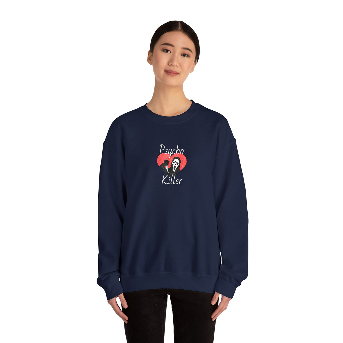 Psycho Killer Crewneck Sweatshirt (Embroidery)