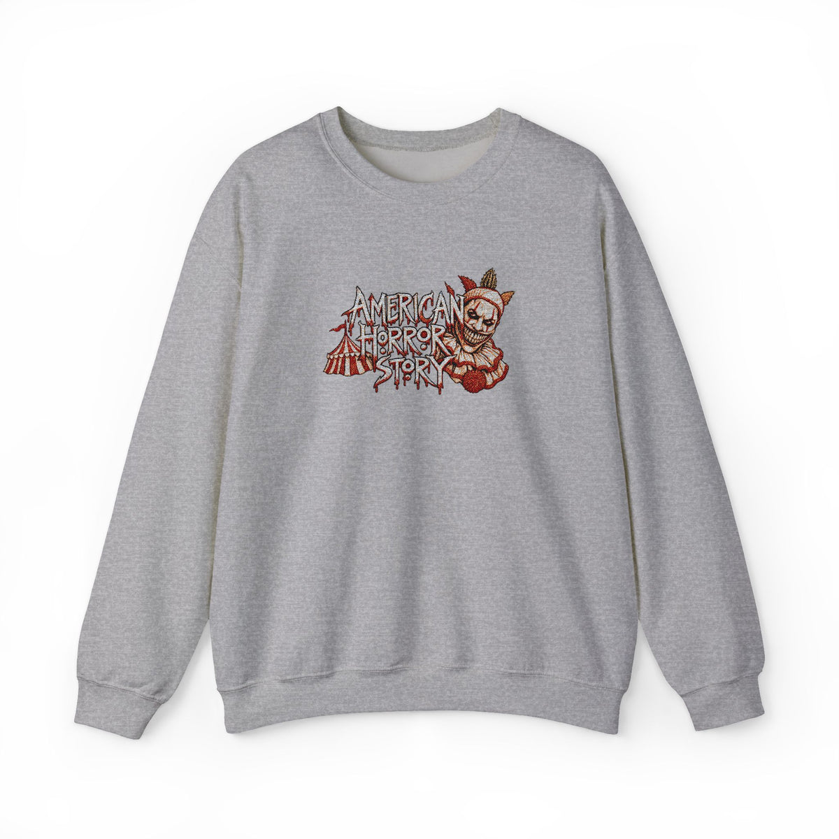 Twisty the Clown Crewneck Sweatshirt (Embroidery)