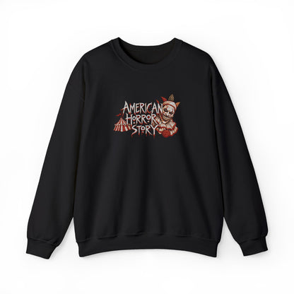 Twisty the Clown Crewneck Sweatshirt (Embroidery)