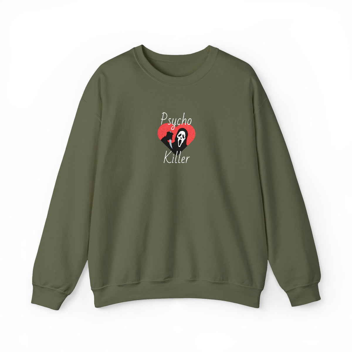 Psycho Killer Crewneck Sweatshirt (Embroidery)