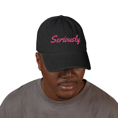 Seriously Denim Hat (Embroidery)