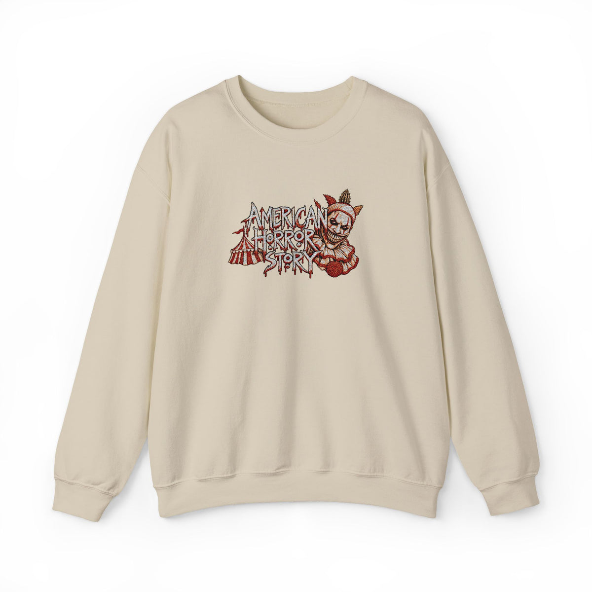 Twisty the Clown Crewneck Sweatshirt (Embroidery)