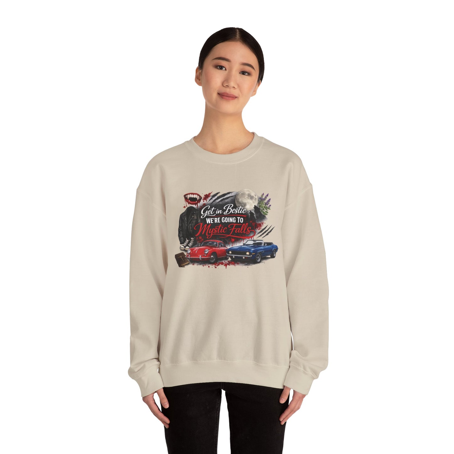 Get in Bestie (Mystic Falls) Crewneck Sweatshirt