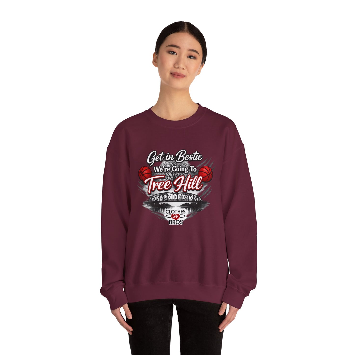 Get in Bestie (Tree Hill) Crewneck Sweatshirt