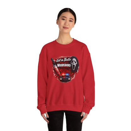 Get in Bestie (Woodsboro) Crewneck Sweatshirt