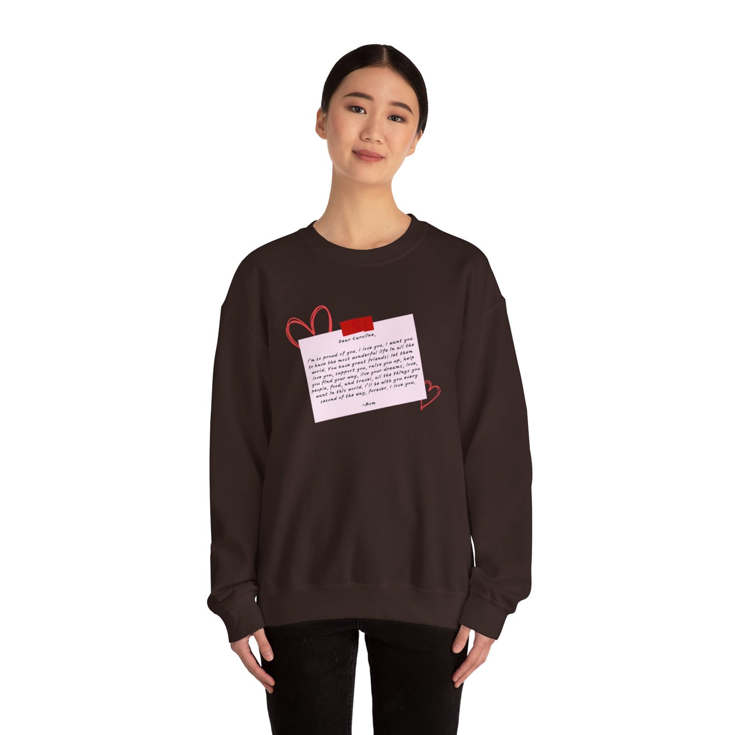 Caroline's Letter Crewneck Sweatshirt