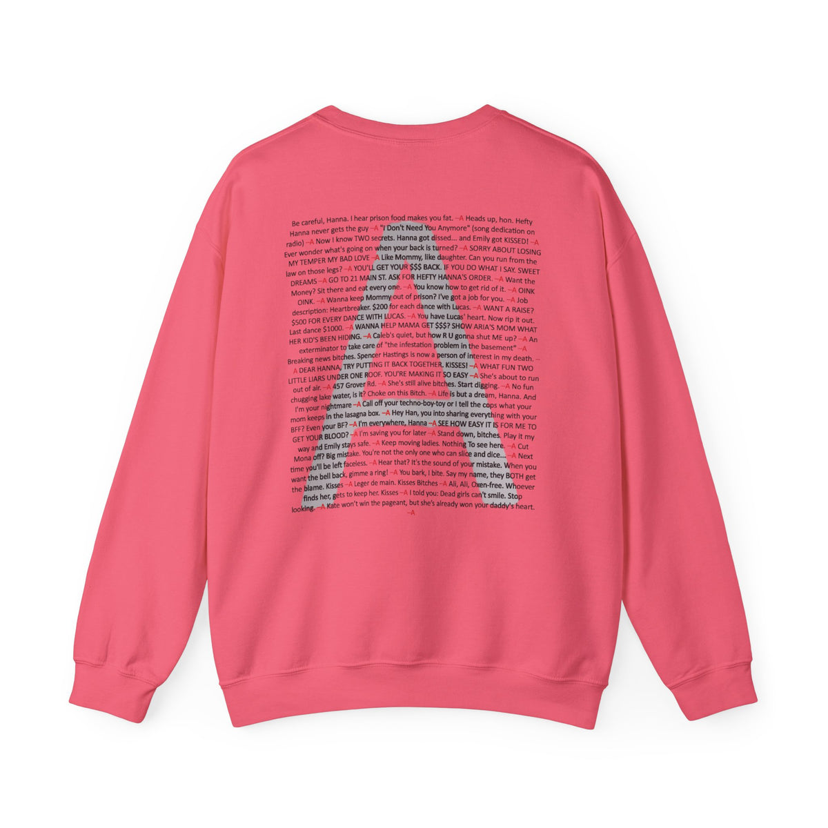 Your Favorite Liar Hanna's Txts Crewneck Sweatshirt