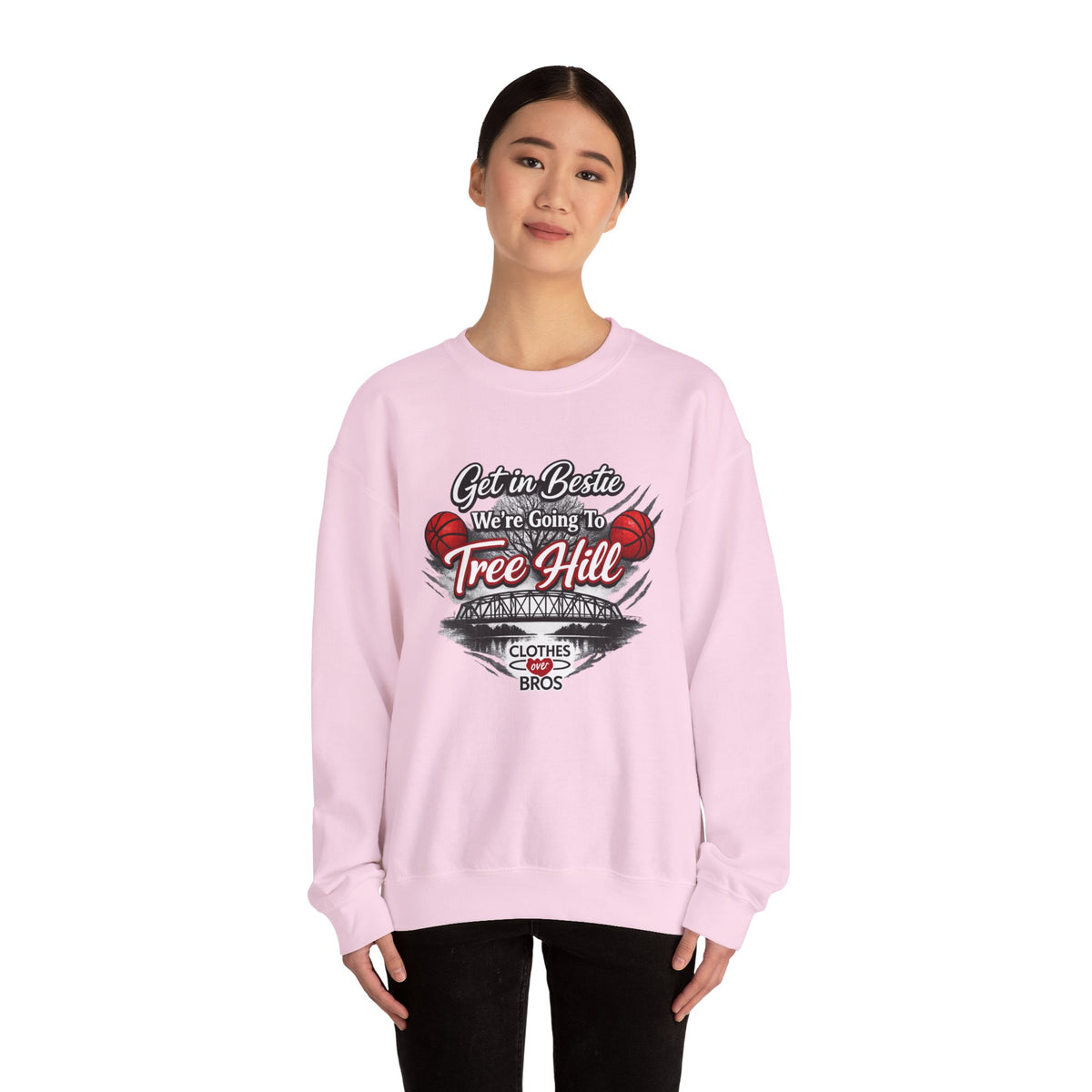 Get in Bestie (Tree Hill) Crewneck Sweatshirt