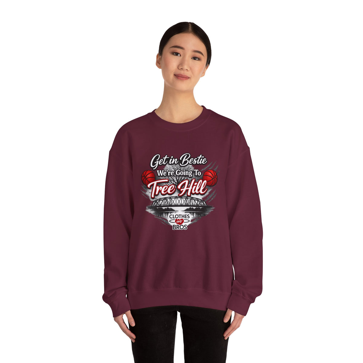 Get in Bestie (Tree Hill) Crewneck Sweatshirt