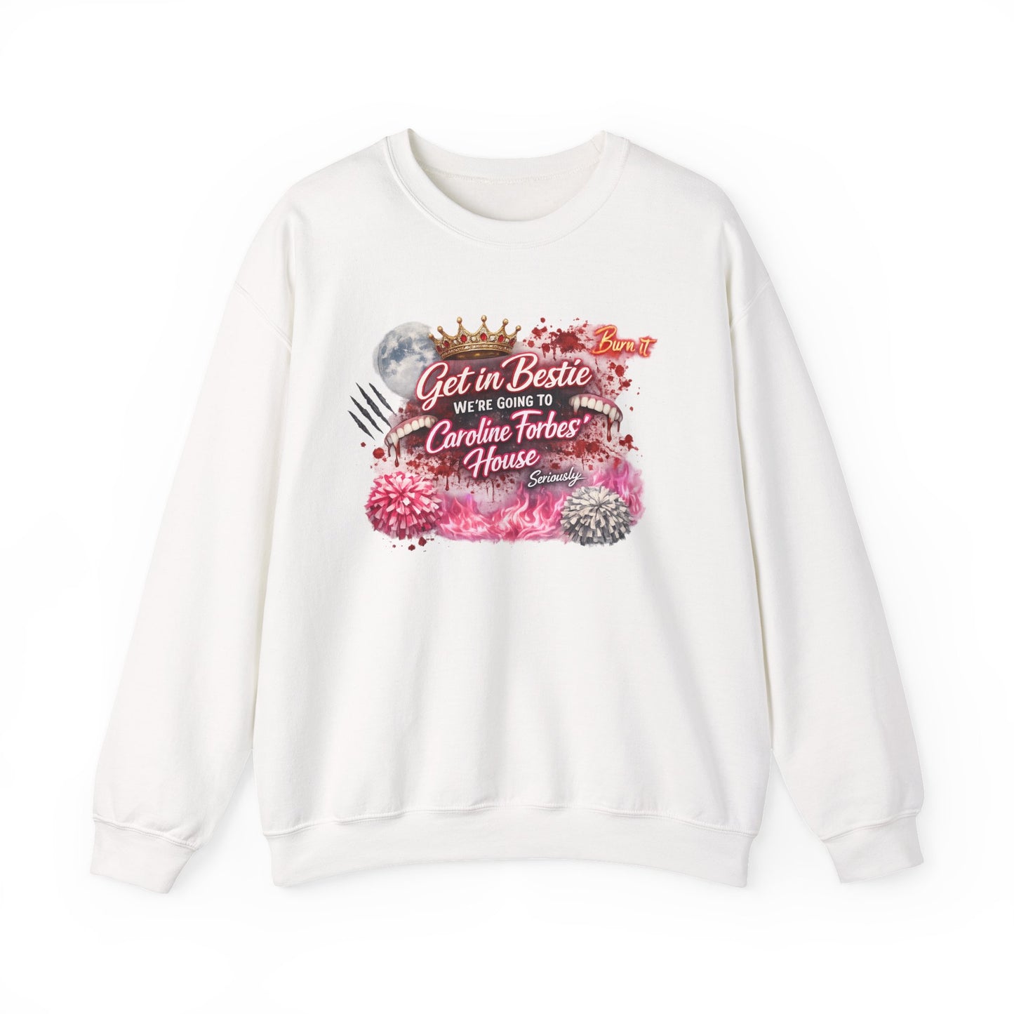 Get in Bestie (Caroline Forbes') Crewneck Sweatshirt