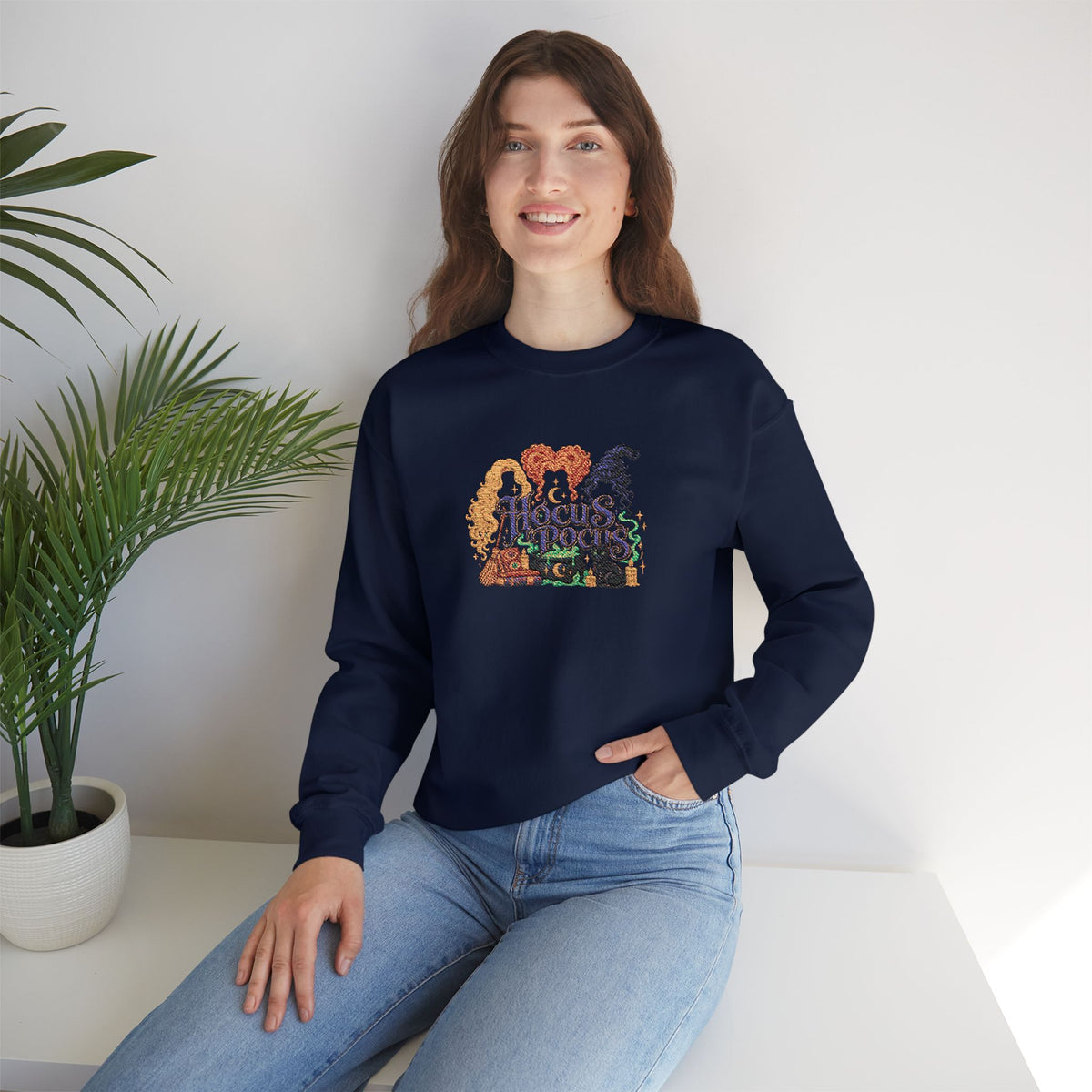 Hocus Pocus Crewneck Sweatshirt (Embroidery)