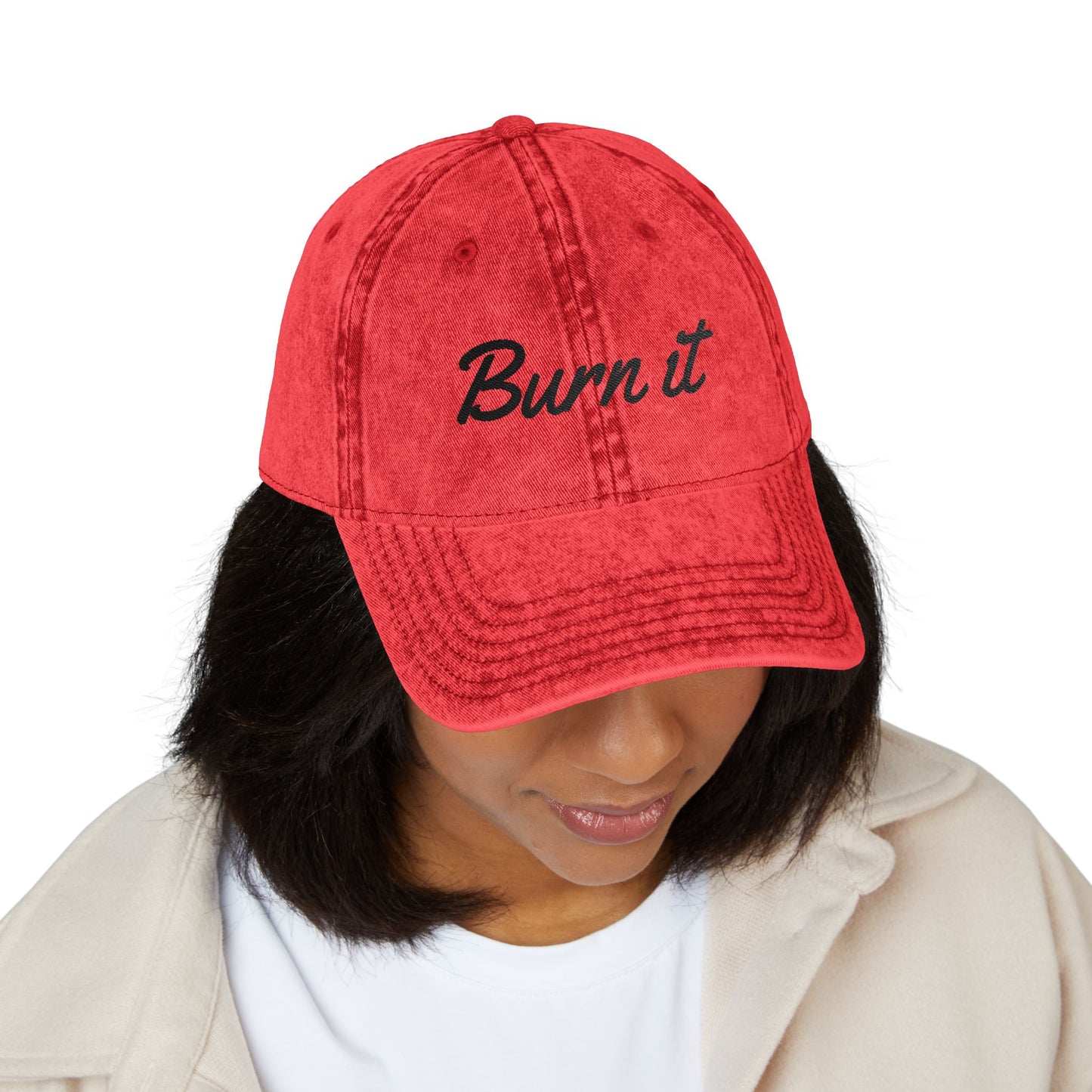 Burn It Vintage Cap (Embroidery)
