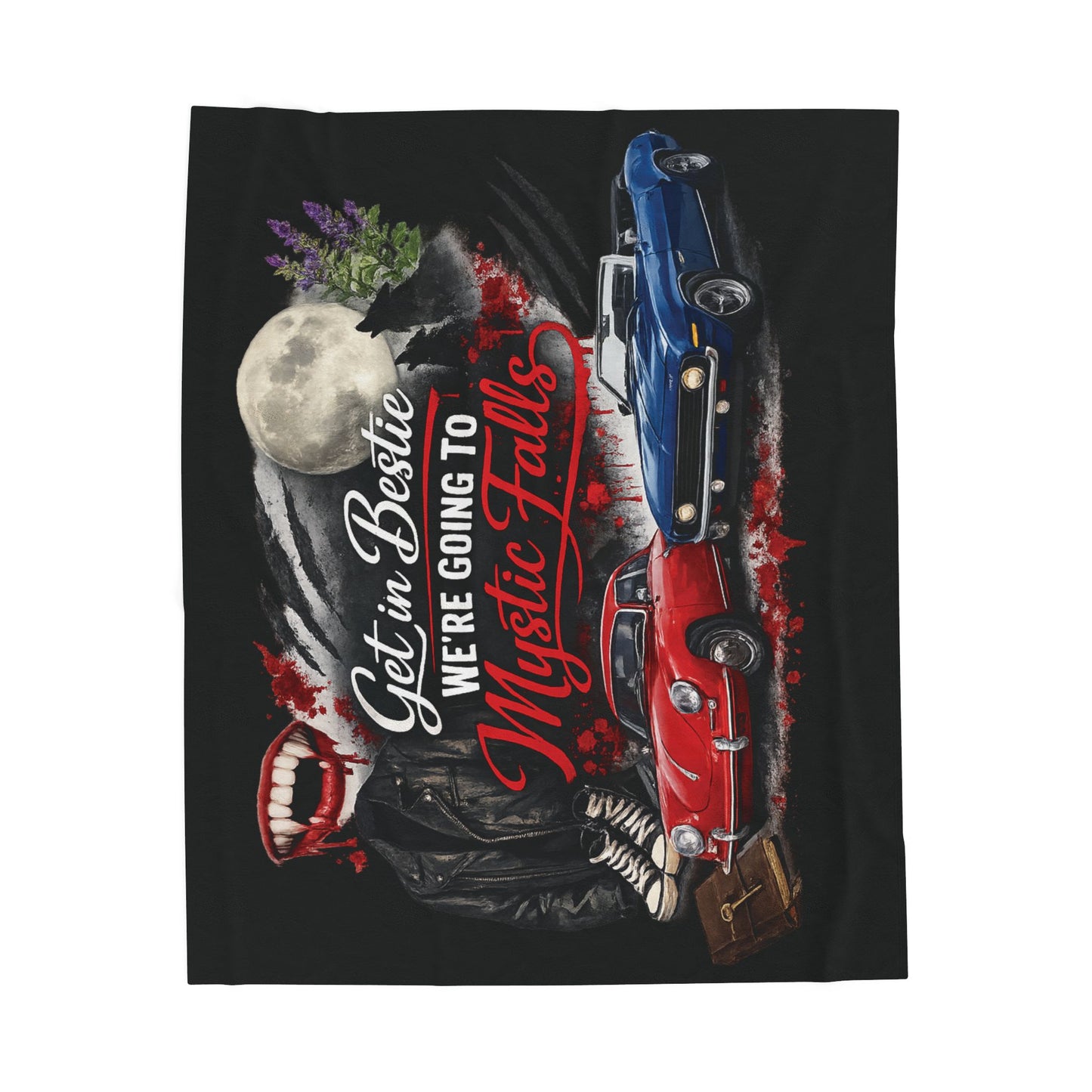 Mystic Falls Velveteen Plush Blanket