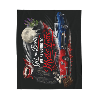 Mystic Falls Velveteen Plush Blanket