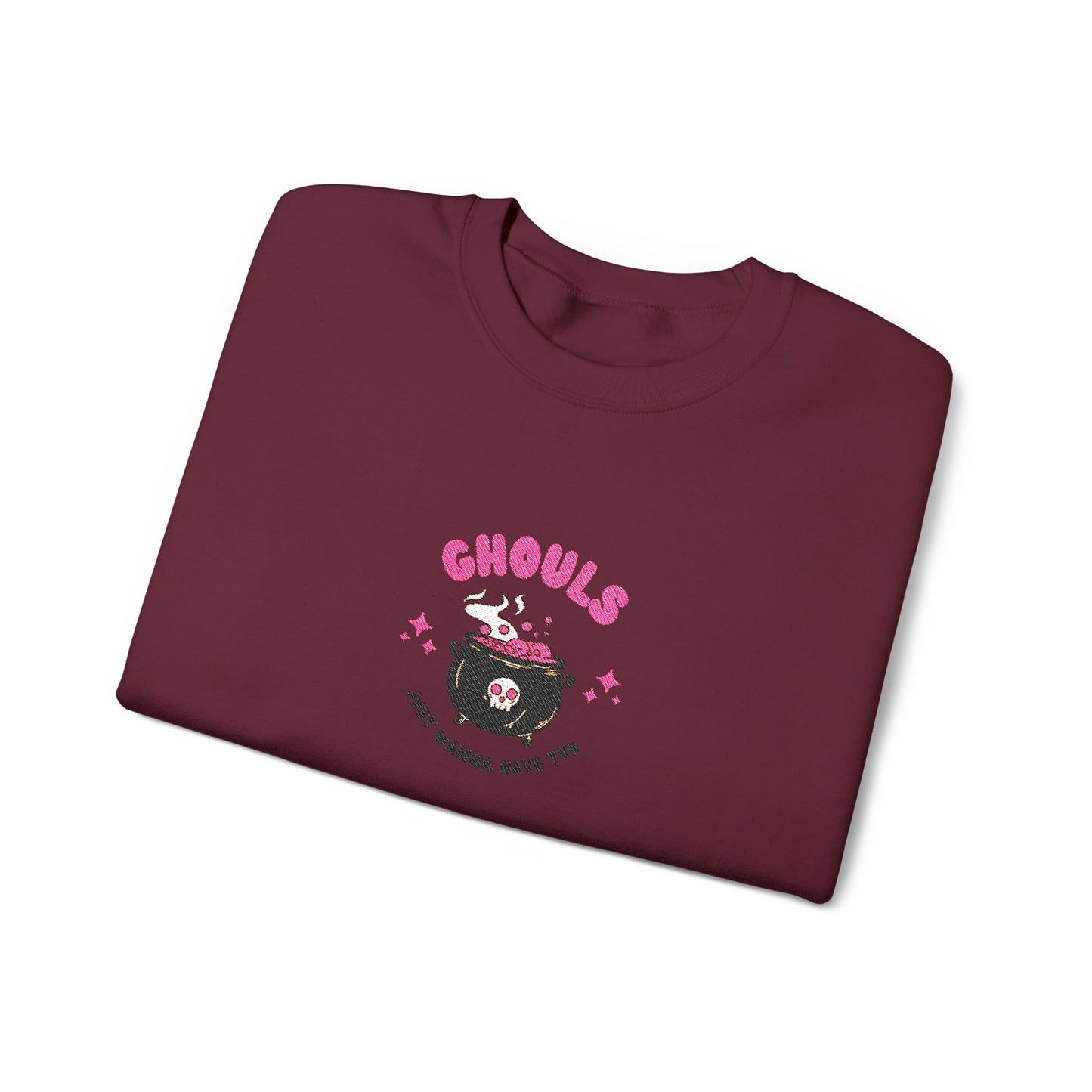 Ghouls Just Wanna Have Fun Crewneck Sweatshirt (Embroidery)