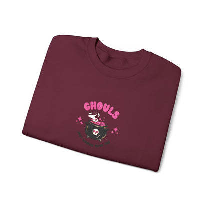 Ghouls Just Wanna Have Fun Crewneck Sweatshirt (Embroidery)