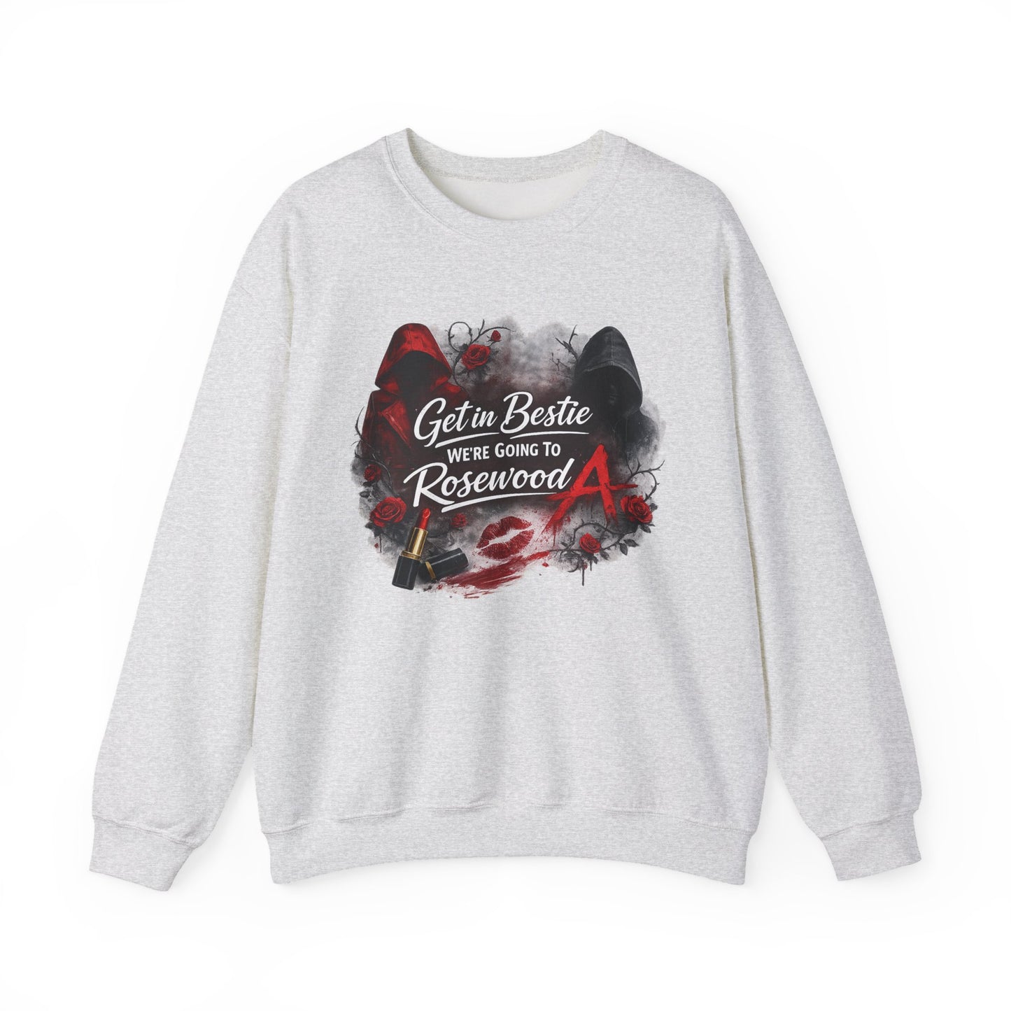 Get in Bestie (Rosewood) Crewneck Sweatshirt