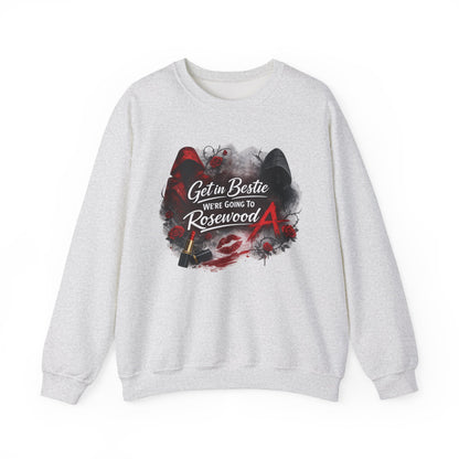 Get in Bestie (Rosewood) Crewneck Sweatshirt