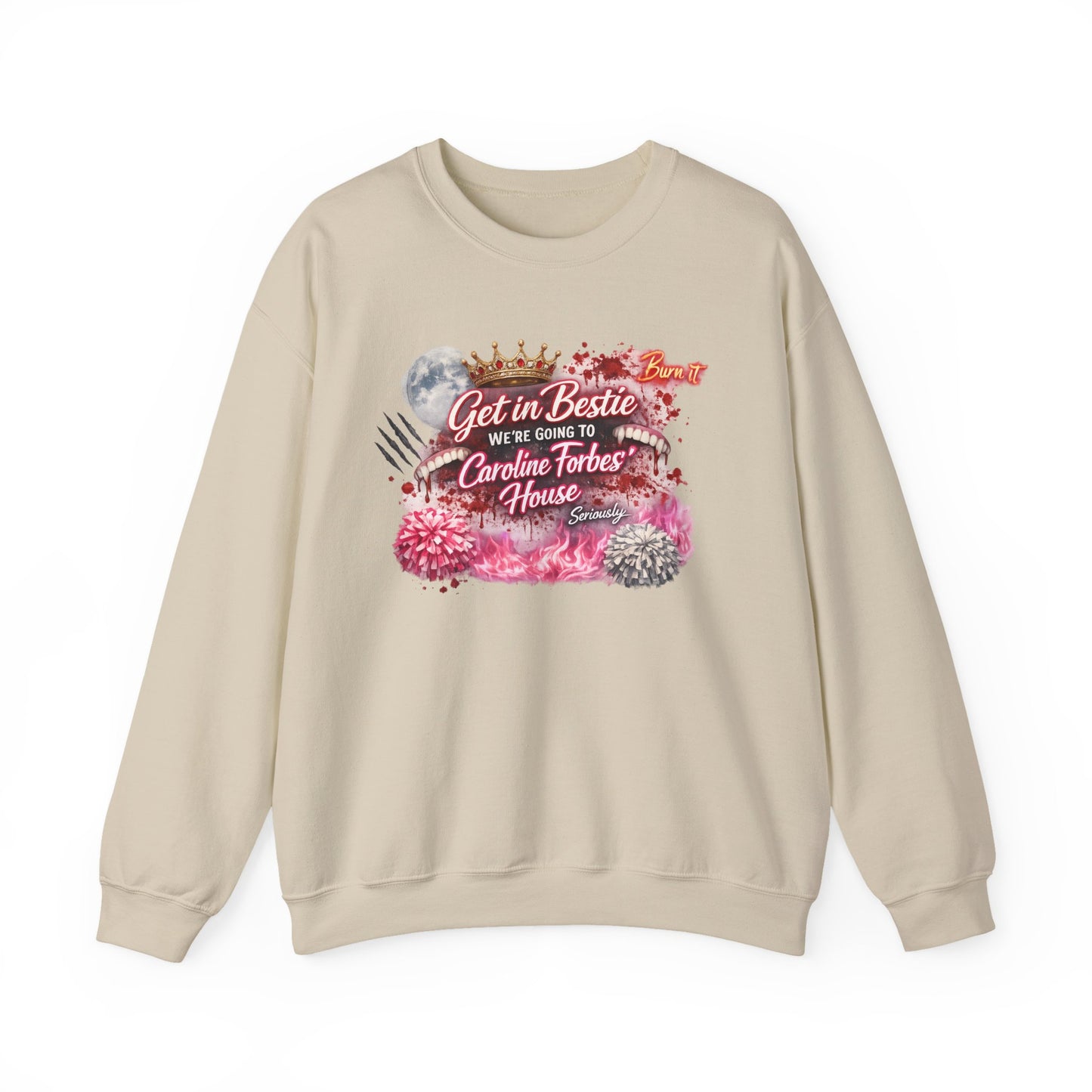 Get in Bestie (Caroline Forbes') Crewneck Sweatshirt