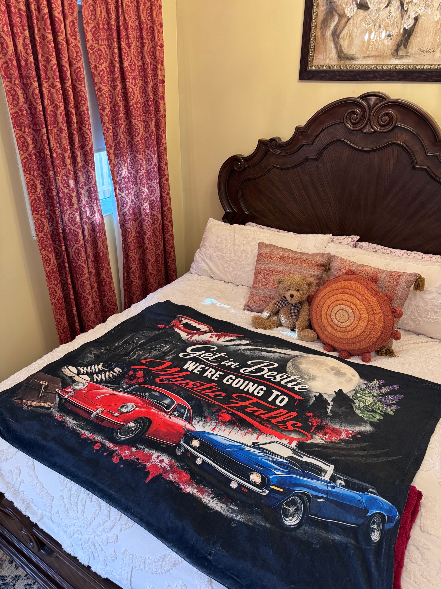 Mystic Falls Velveteen Plush Blanket