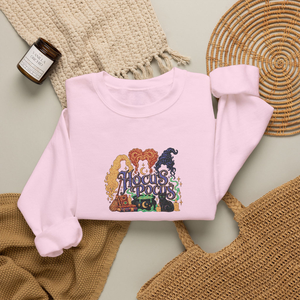 Hocus Pocus Crewneck Sweatshirt (Embroidery)