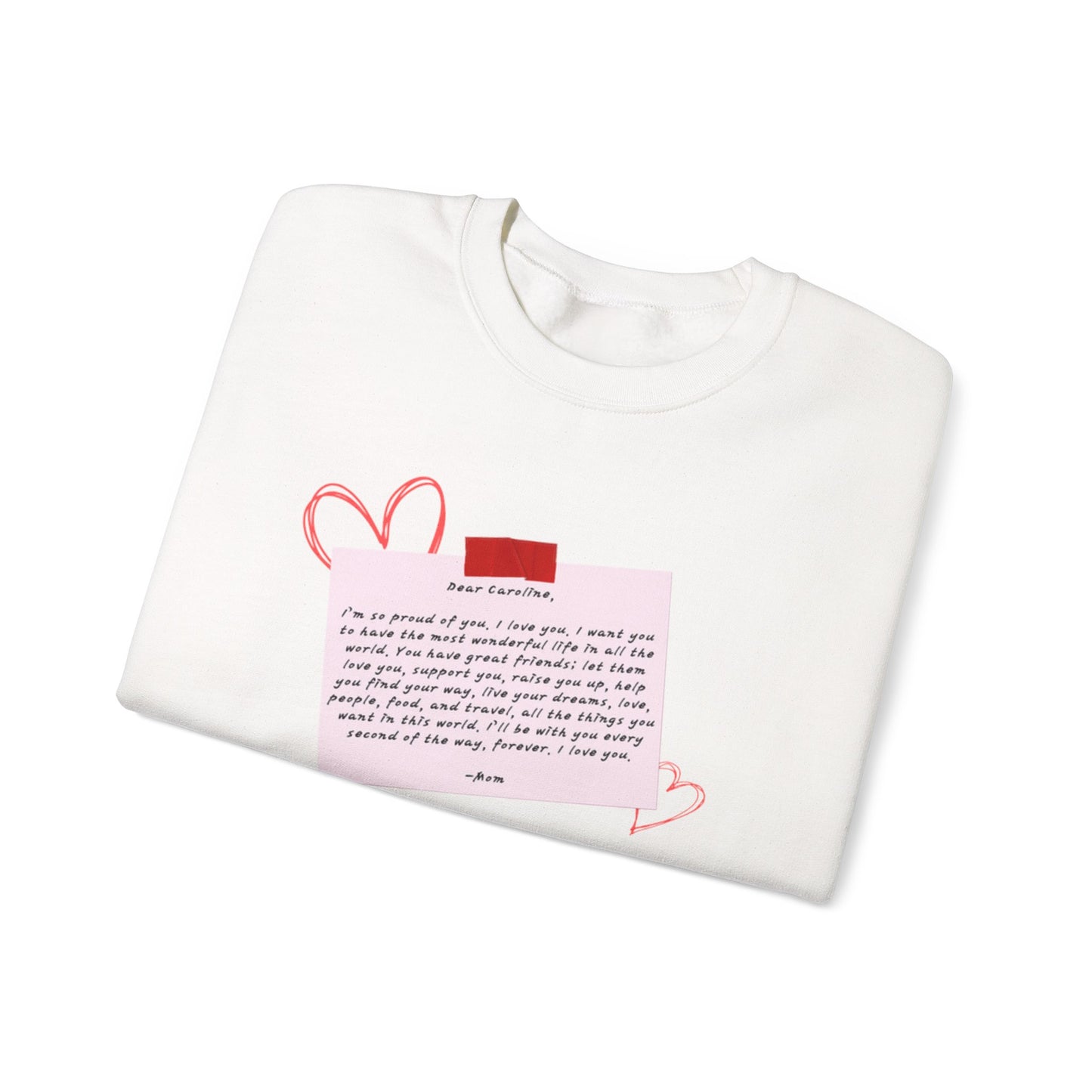 Caroline's Letter Crewneck Sweatshirt