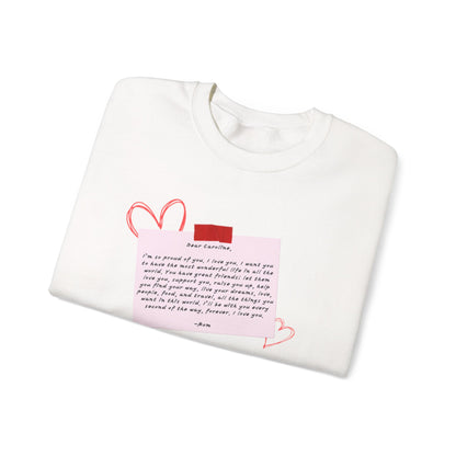 Caroline's Letter Crewneck Sweatshirt