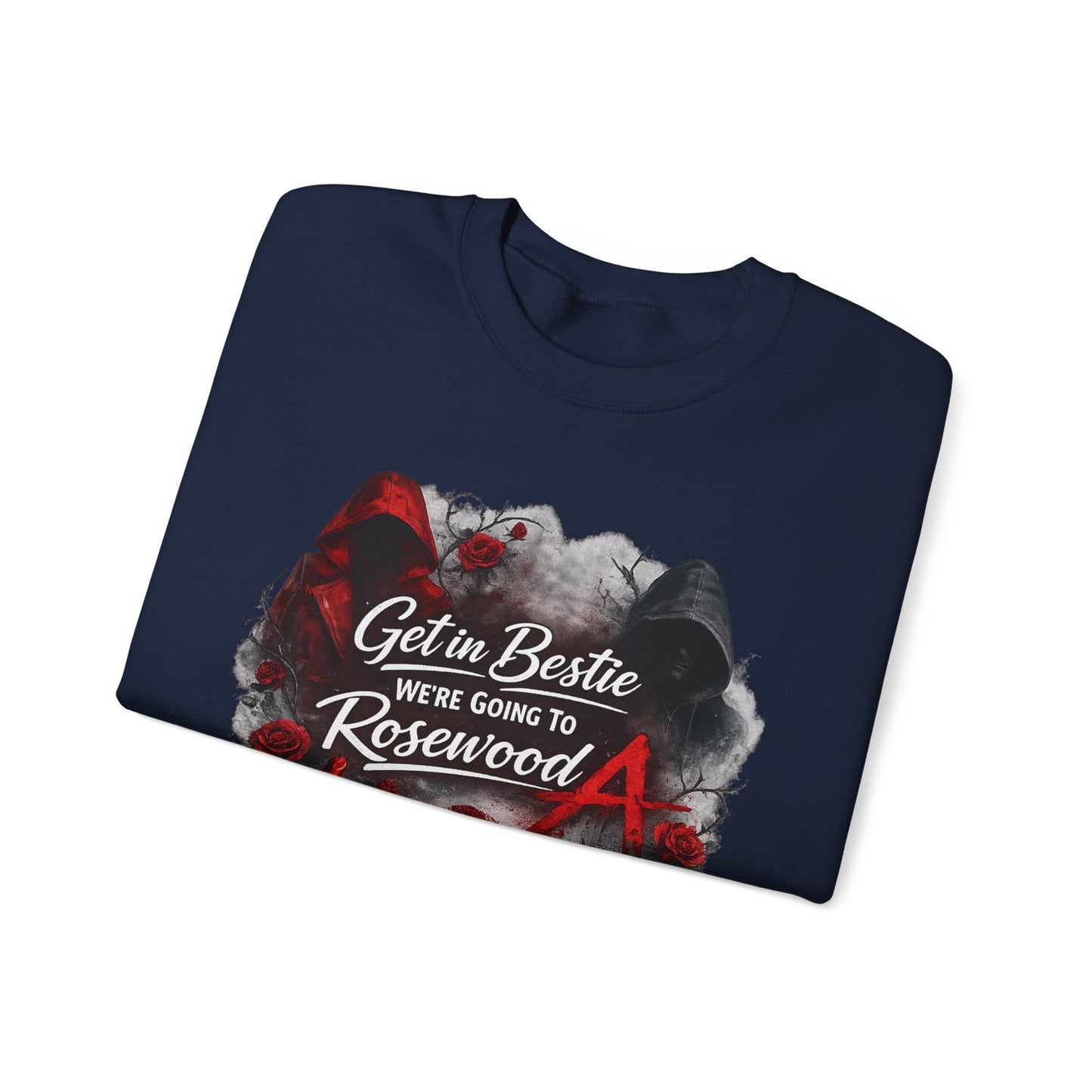 Get in Bestie (Rosewood) Crewneck Sweatshirt