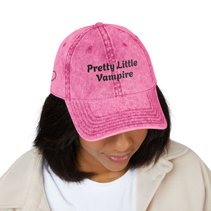 Pretty Little Vampire Vintage Cap (Embroidery)