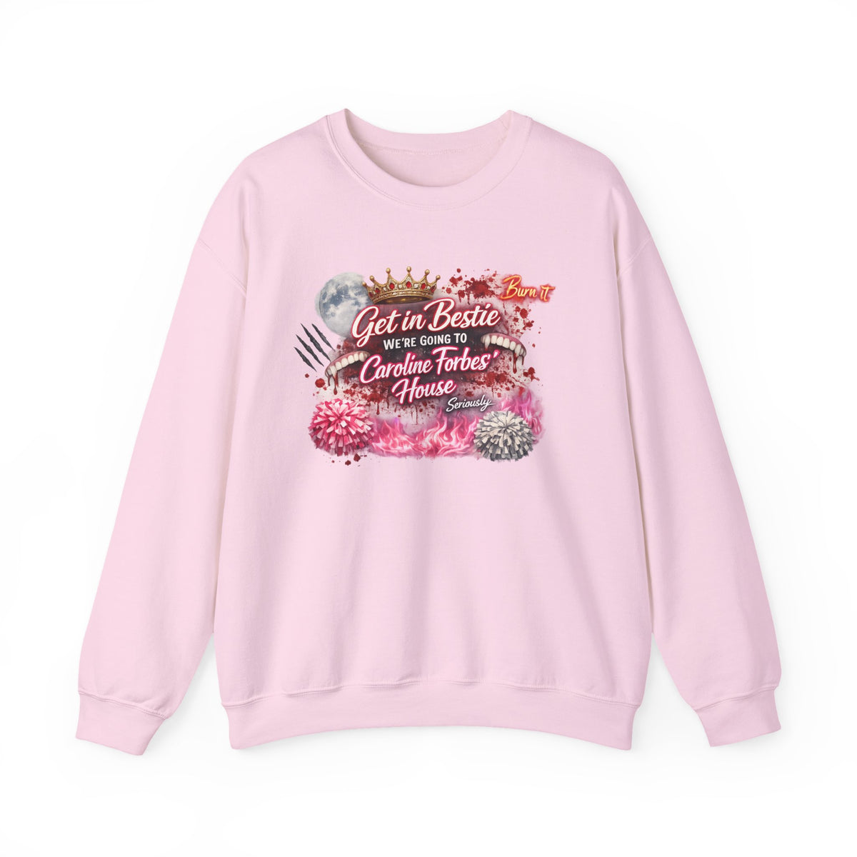 Get in Bestie (Caroline Forbes') Crewneck Sweatshirt
