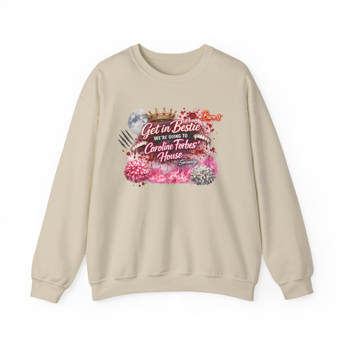 Get in Bestie (Caroline Forbes') Crewneck Sweatshirt