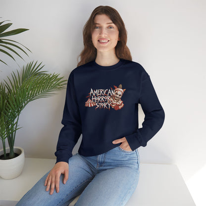 Twisty the Clown Crewneck Sweatshirt (Embroidery)